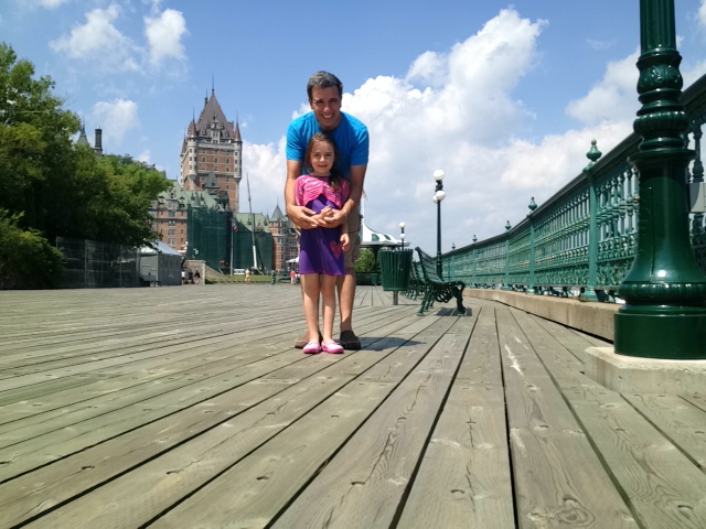 Dufferin Terrace beside Château Frontenac