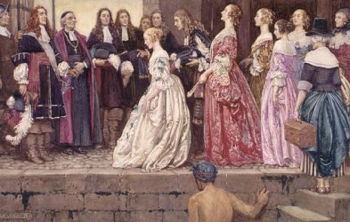 Filles du Roi historical illustration
