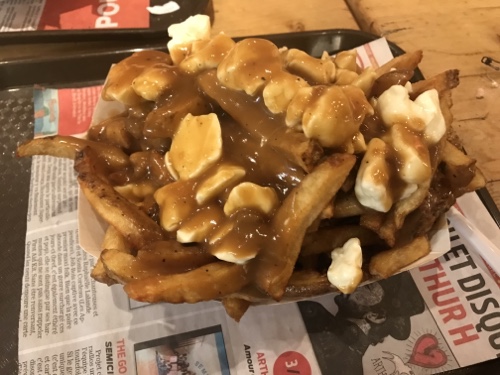Poutine at Snack Bar Saint-Jean in Quebec City