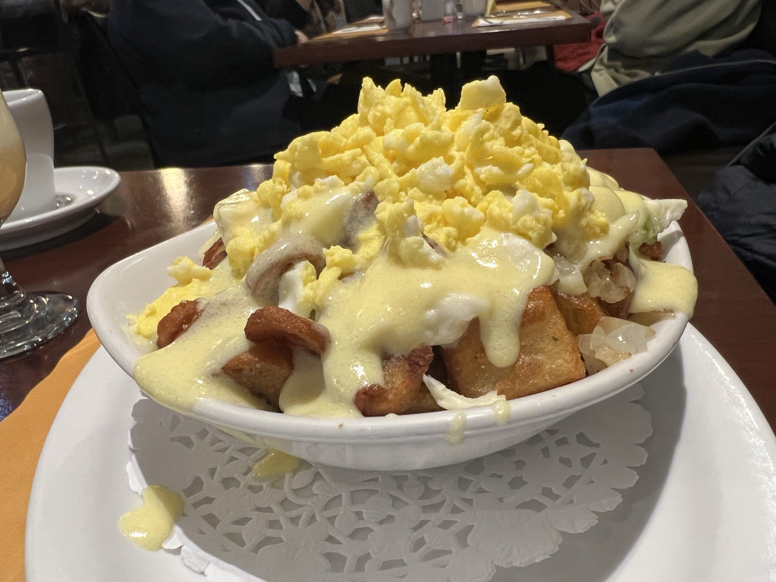 Breakfast at the former Bon Matin restaurant in Quebec City