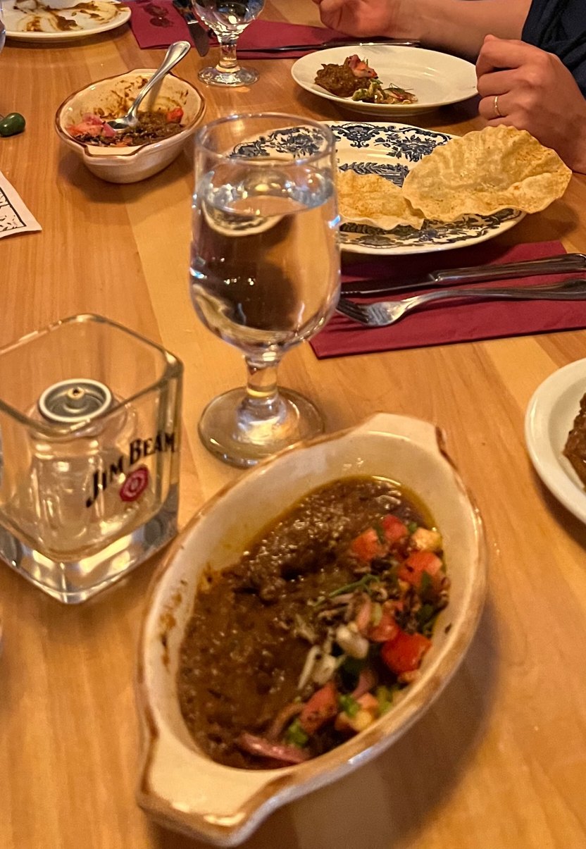 Dish served at Kundah Hotel restaurant in Quebec City
