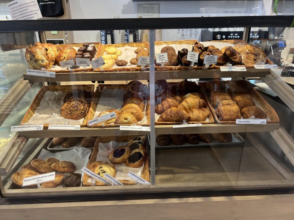 Pastries from a Quebec City pâtisserie