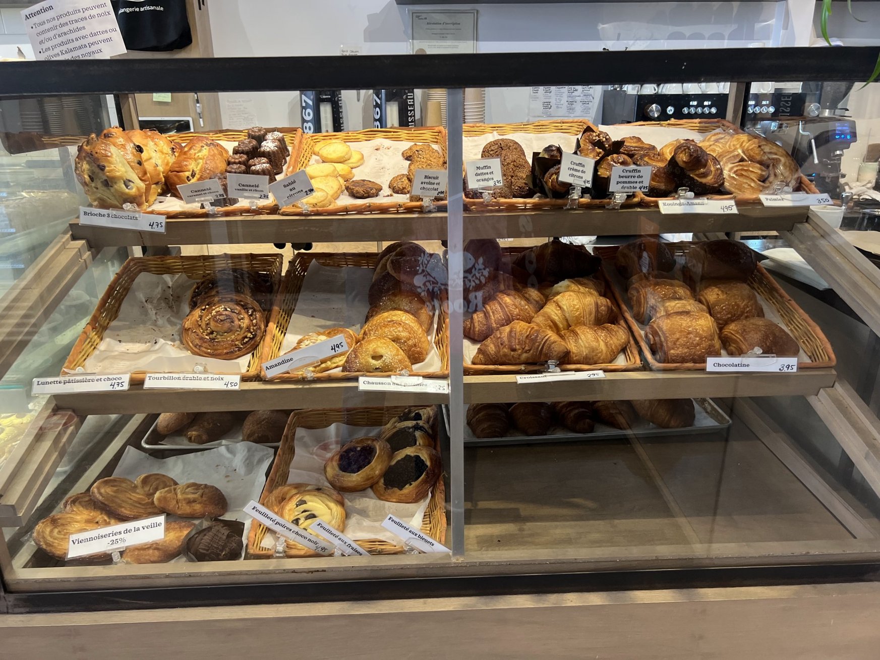 Pastries from a Quebec City pâtisserie