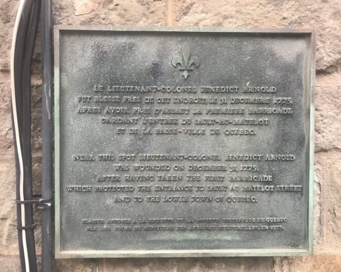 Benedict Arnold and the Battle of Quebec