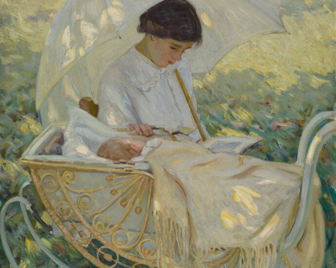 Helen McNicoll, À l’ombre de l’arbre, circa 1915, MNBAQ