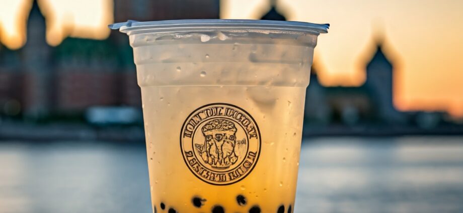 Illustration representing the 2024 Bobba bubble tea controversy
