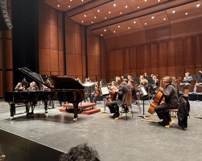 Orchestre symphonique du Conservatoire performing onstage at Grand Théâtre de Québec